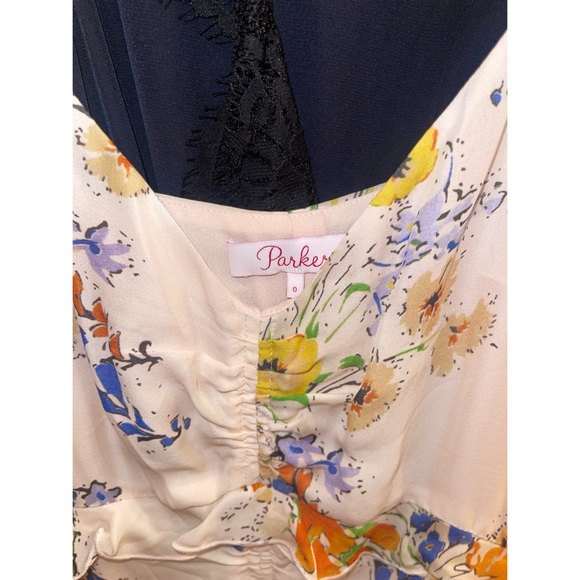 NWOT Beautiful Parker Floral Dress, Size 0 - Picture 4 of 6